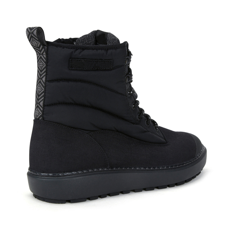 China Wanawake Wanaume Black Outdoor Shoes Watu Wazima Unisex Winter Viatu Joto Theluji Na Zip