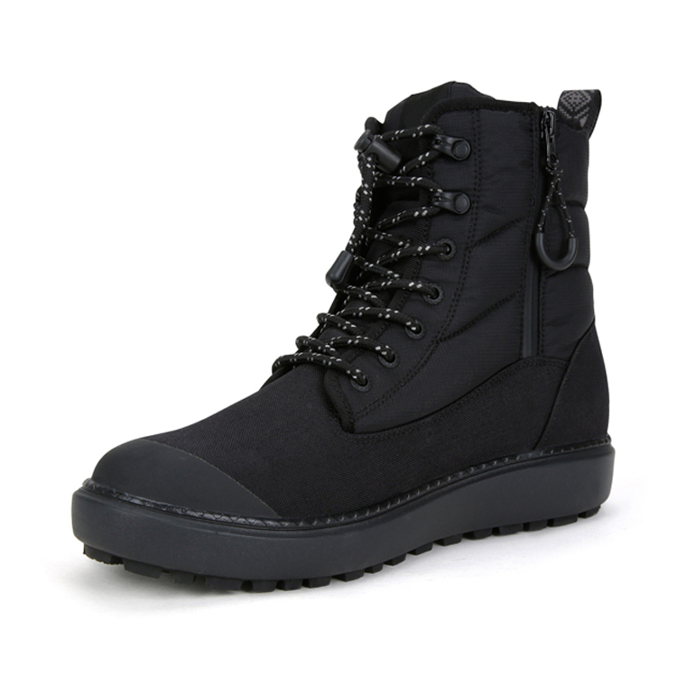 Këpucë kineze për meshkuj për meshkuj Këpucë të zeza në natyrë Këpucë unisex për të rritur për dimër të ngrohta me zinxhir